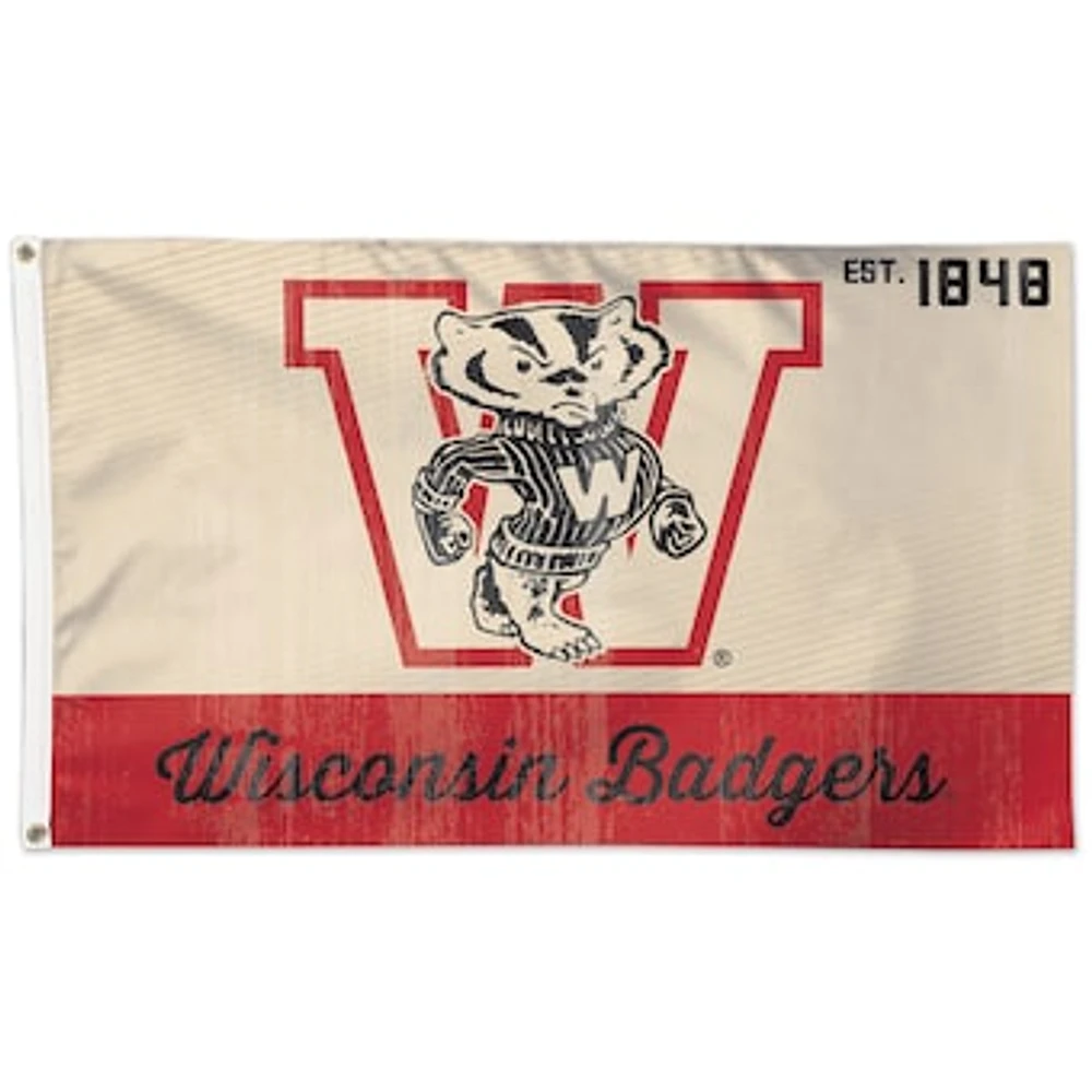 WinCraft Wisconsin Badgers 3' x 5' Vault One-Sided Flag