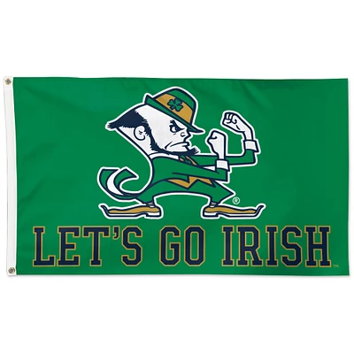 WinCraft Notre Dame Fighting Irish 3' x 5' Mascot One-Sided Flag