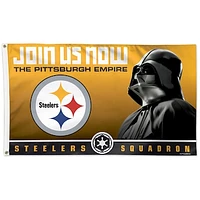 WinCraft Pittsburgh Steelers 3' x 5' Star Wars One-Sided Flag