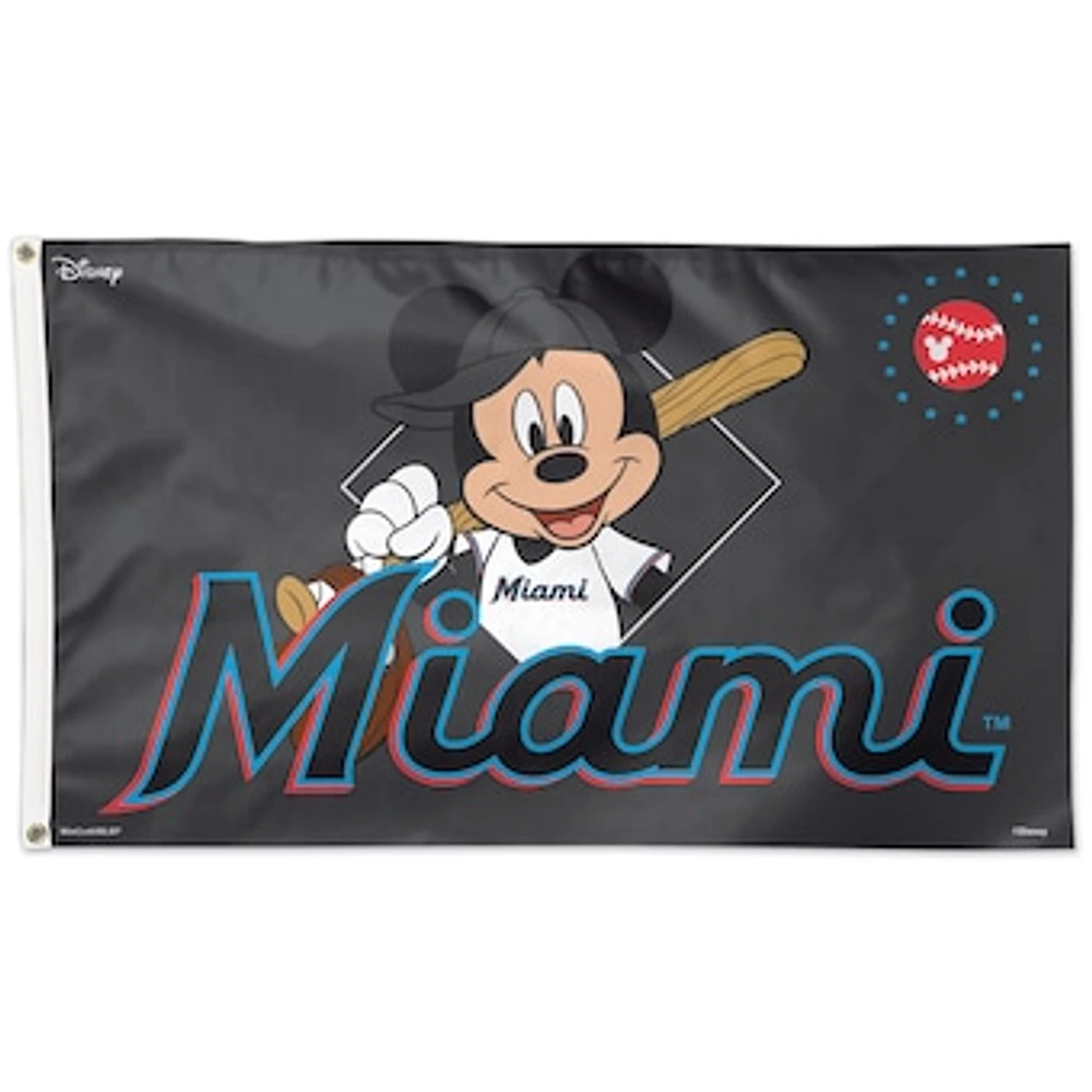 WinCraft Miami Marlins 3' x 5' Disney One-Sided Flag