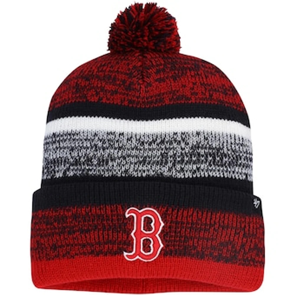 Men's '47 Navy Boston Red Sox Northward Cuffed Knit Hat with Pom