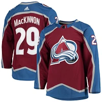 Men's adidas Nathan MacKinnon Burgundy Colorado Avalanche Home Primegreen Authentic Jersey