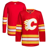 Men's adidas Red Calgary Flames 2020/21 Home - Primegreen Authentic Jersey