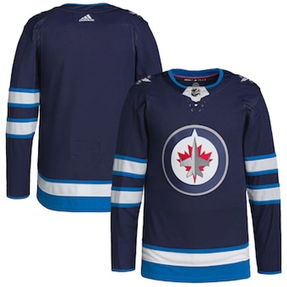 Men's adidas Navy Winnipeg Jets Home - Primegreen Authentic Jersey