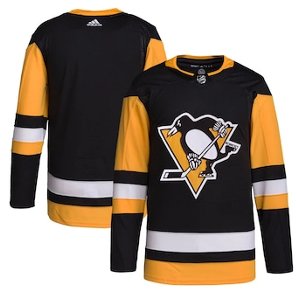 Men's adidas Black Pittsburgh Penguins Home - Authentic Primegreen Jersey