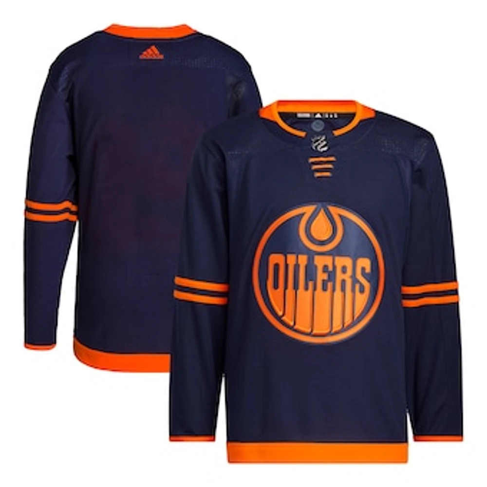 Men's adidas Navy Edmonton Oilers Alternate - Primegreen Authentic Jersey