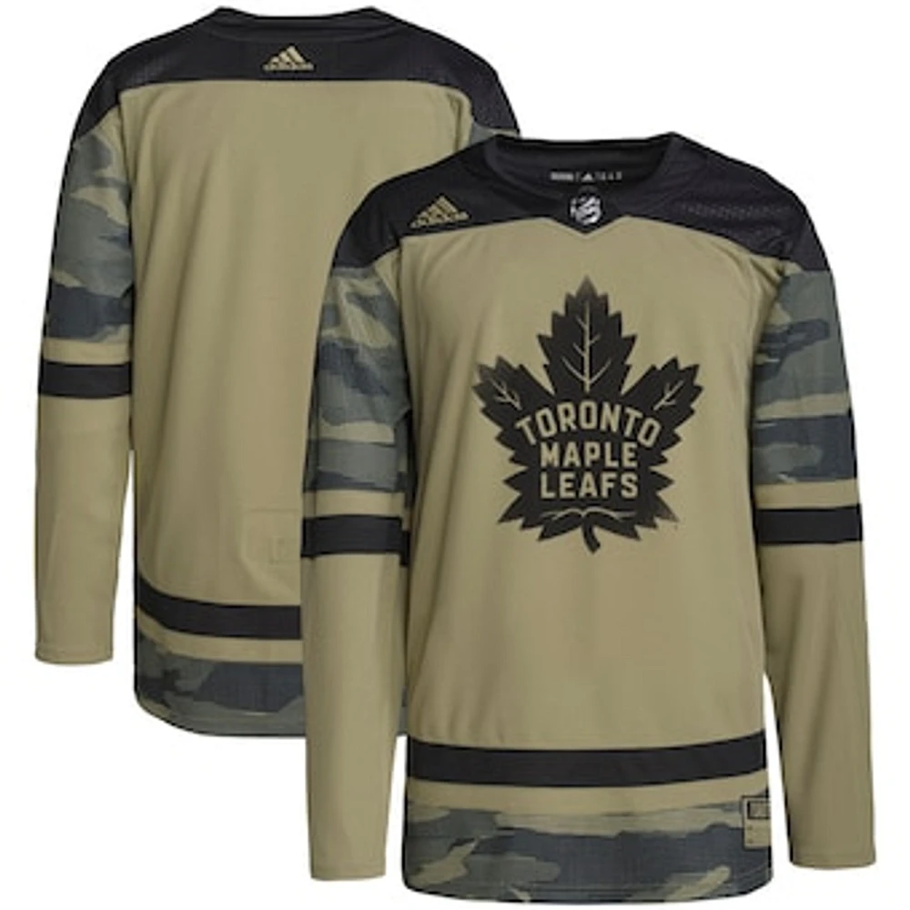 Men's adidas Camo Toronto Maple Leafs Military Appreciation Team Authentic Practice Jersey