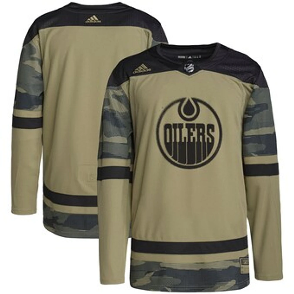 Men's adidas Camo Edmonton Oilers Military Appreciation Team Authentic Practice Jersey