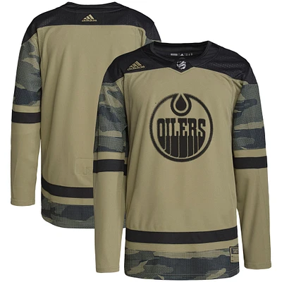 Men's adidas Camo Edmonton Oilers Military Appreciation Team Authentic Practice Jersey