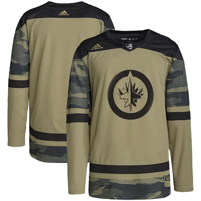 Men's adidas Camo Winnipeg Jets Military Appreciation Team Authentic Practice Jersey