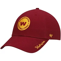 Women's '47 Burgundy Washington Football Team Miata Clean Up Primary Adjustable Hat