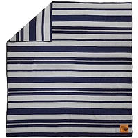 Tennessee Titans 60'' x 70'' Acrylic Stripe Blanket with Faux Leather Logo Patch