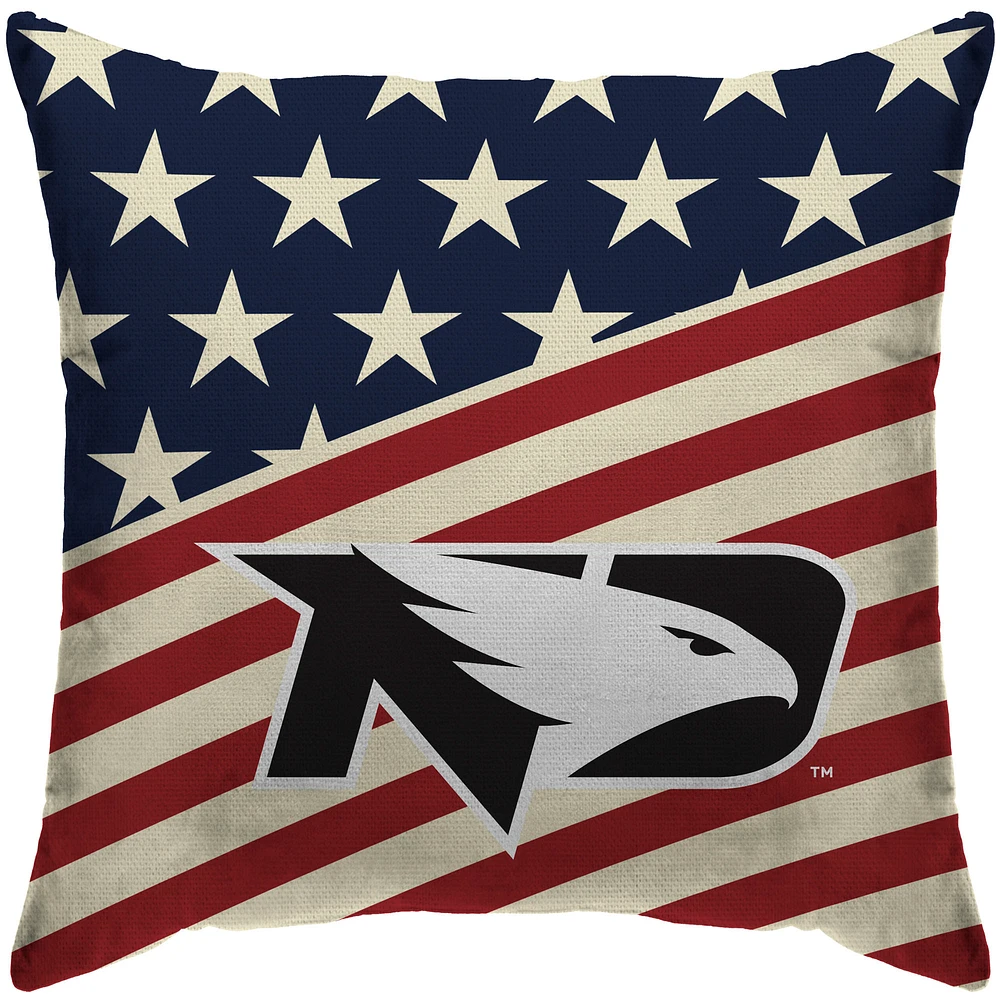 North Dakota 18'' x 18'' Team Americana Decorative Throw Pillow
