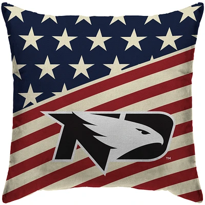 North Dakota 18'' x 18'' Team Americana Decorative Throw Pillow