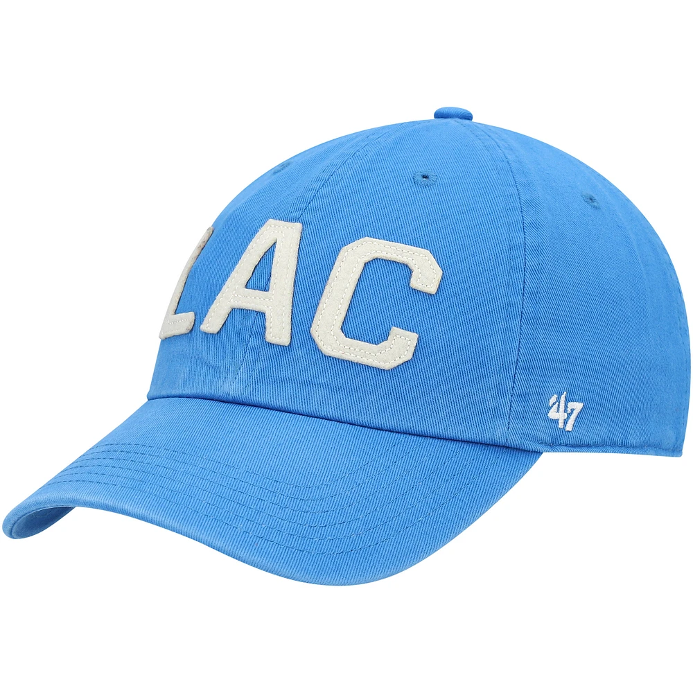 Women's '47 Powder Blue Los Angeles Chargers Finley Clean Up Adjustable Hat