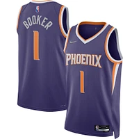 Men's Nike Devin Booker Purple Phoenix Suns 2021/22 Diamond Swingman Jersey - Icon Edition