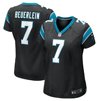 Women's Nike Steve Beuerlein Black Carolina Panthers Retired Player Jersey