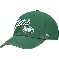 Women's '47 Green New York Jets Millie Clean Up Adjustable Hat