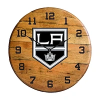 Imperial Los Angeles Kings Oak Barrel Clock