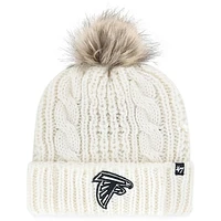 Women's '47 Cream Atlanta Falcons Meeko Cuffed Knit Hat