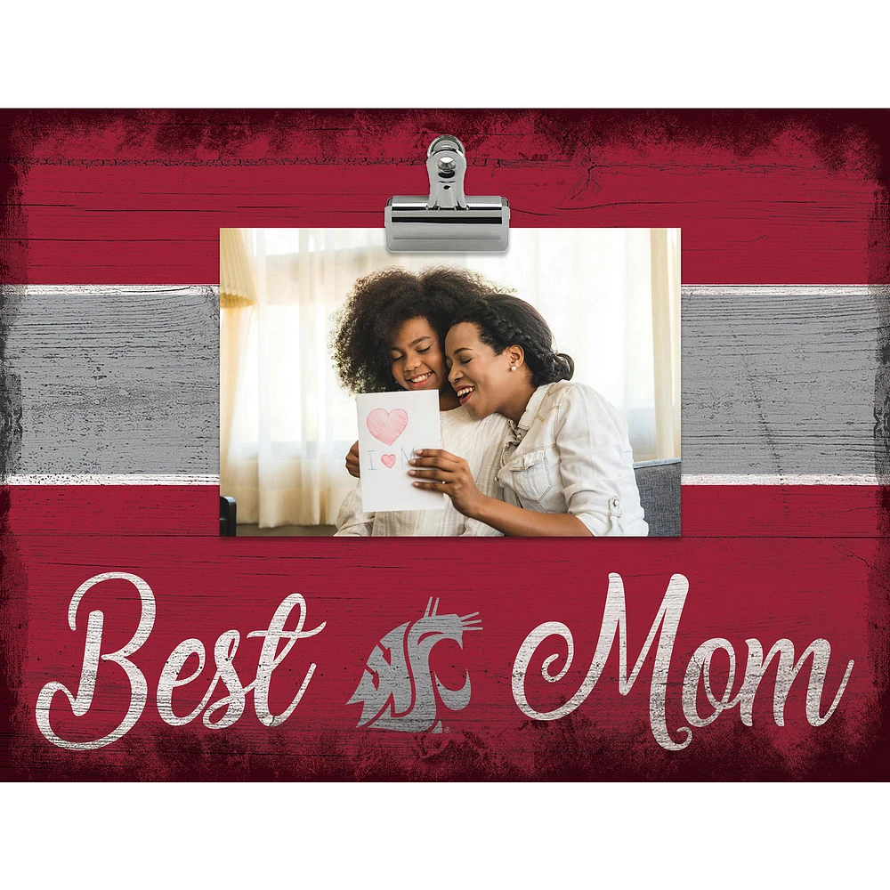 Washington State Cougars 10.5'' x 8'' Best Mom Clip Frame