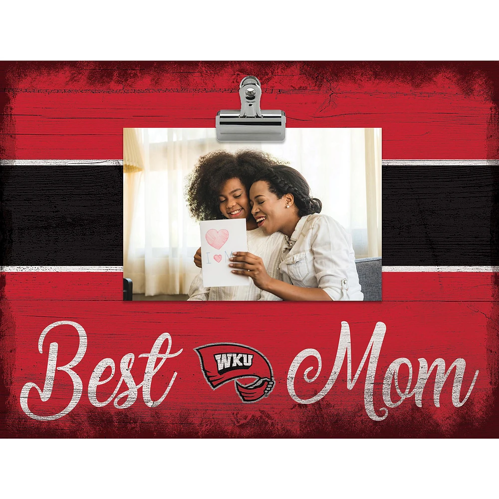 Western Kentucky Hilltoppers 10.5'' x 8'' Best Mom Clip Frame