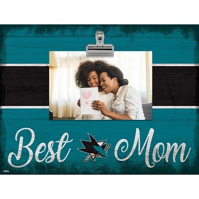 San Jose Sharks 10.5'' x 8'' Best Mom Clip Frame