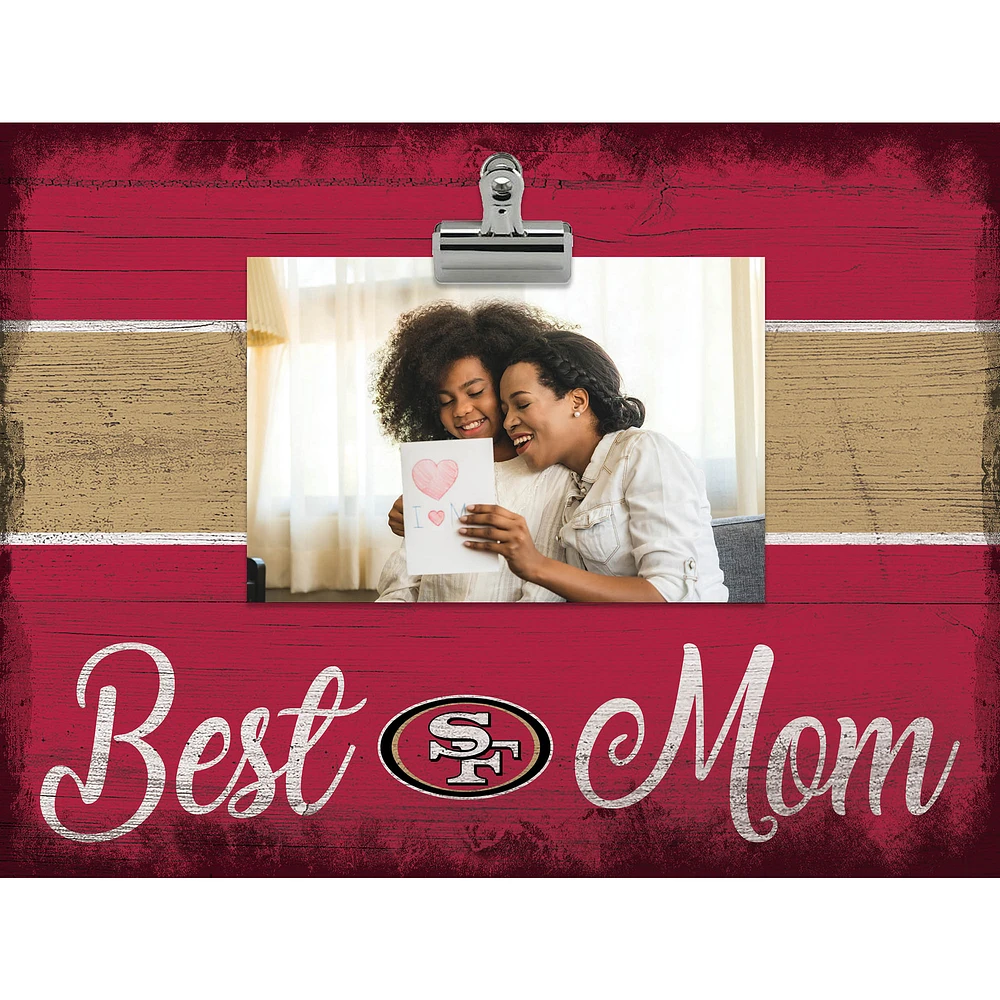 San Francisco 49ers 10.5'' x 8'' Best Mom Clip Frame
