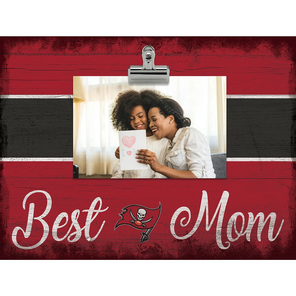 Tampa Bay Buccaneers 10.5'' x 8'' Best Mom Clip Frame