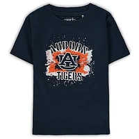 Preschool & Toddler Garb Navy Auburn Tigers Splatter Toni T-Shirt