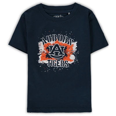 Preschool & Toddler Garb Navy Auburn Tigers Splatter Toni T-Shirt