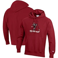 Men's Champion Crimson Alabama Tide Vault Logo Reverse Weave Pullover Hoodie