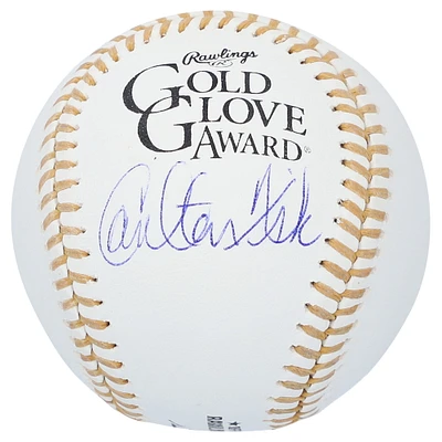 Carlton Fisk Boston Red Sox Autographed Rawlings Gold Glove Award Baseball