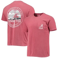 Men's Crimson Alabama Crimson Tide Circle Campus Scene T-Shirt
