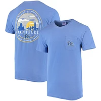 Men's Royal Pitt Panthers Circle Campus Scene T-Shirt