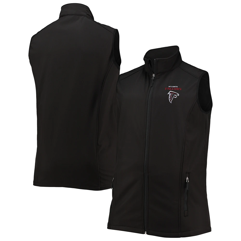 Men's Dunbrooke Black Atlanta Falcons Big & Tall Archer Softshell Full-Zip Vest