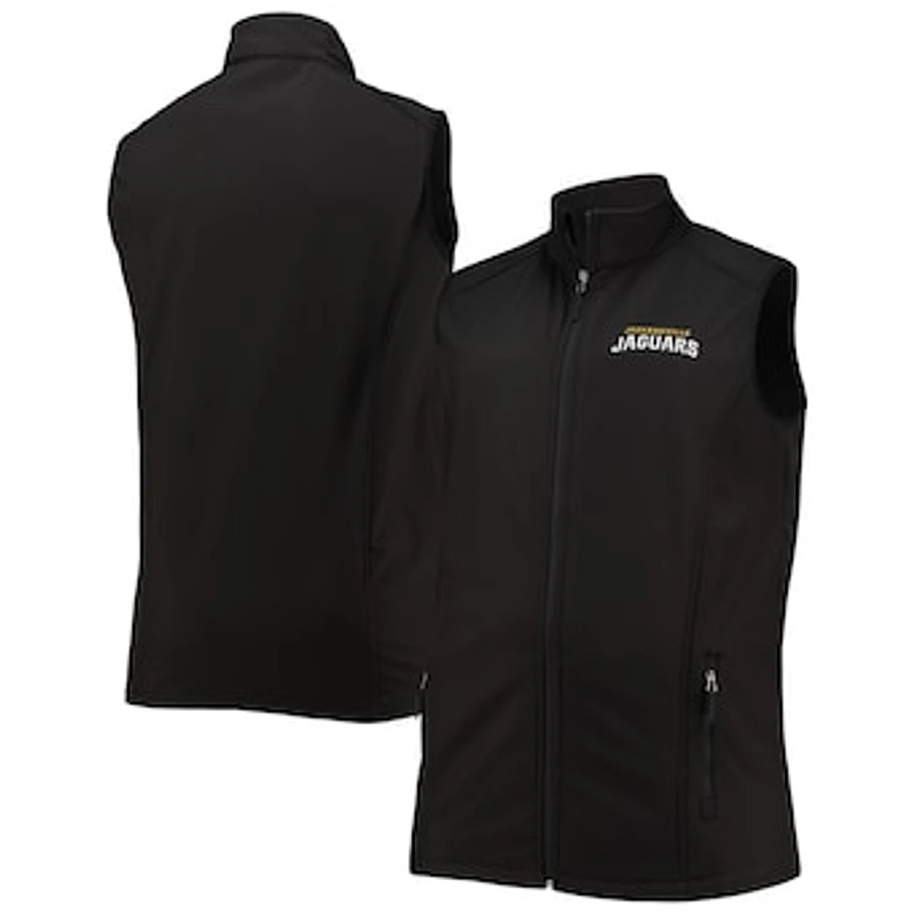 Men's Dunbrooke Black Jacksonville Jaguars Big & Tall Archer Softshell Full-Zip Vest