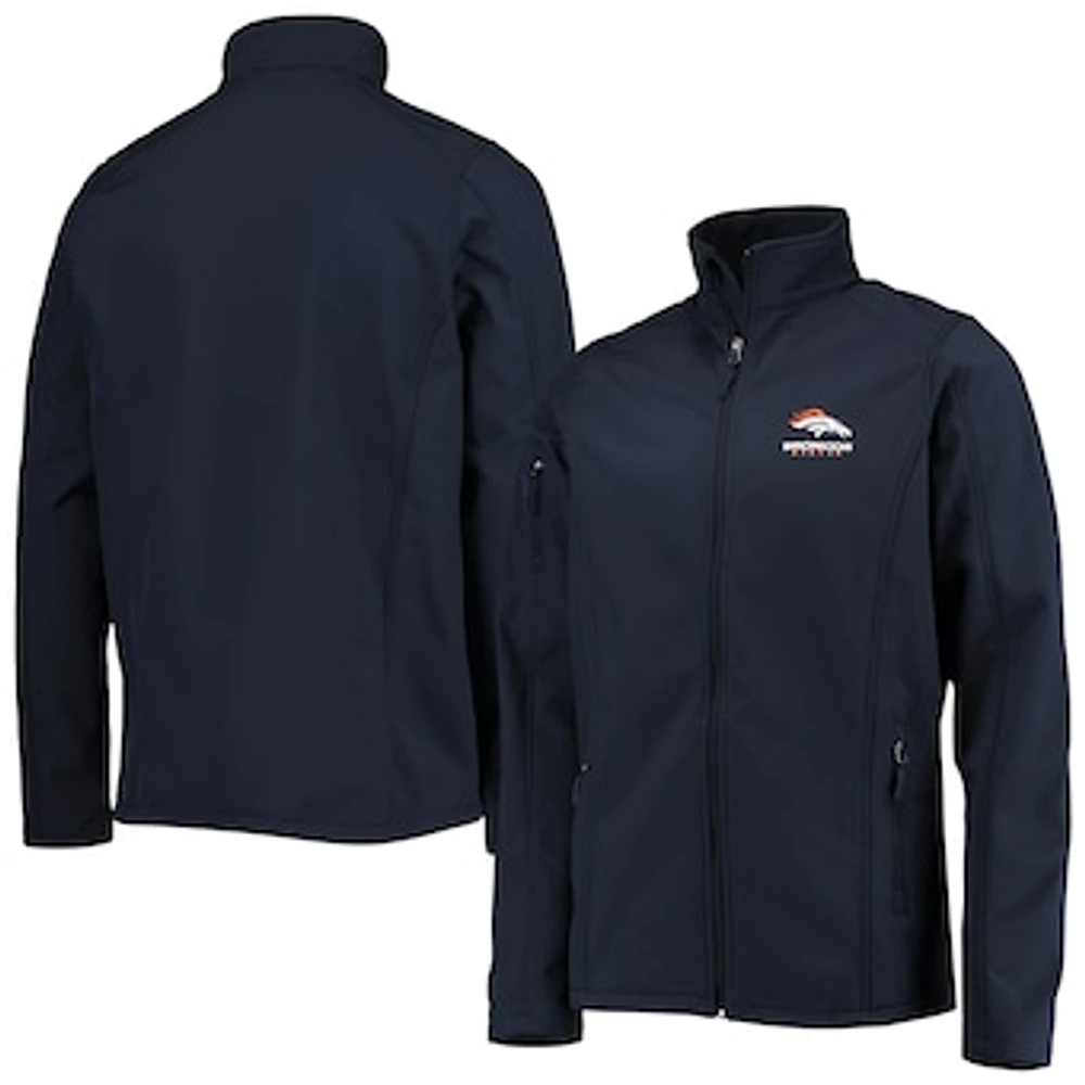 Men's Dunbrooke Navy Denver Broncos Big & Tall Sonoma Softshell Full-Zip Jacket