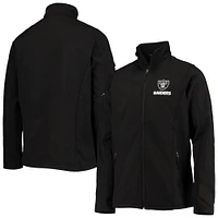 Men's Dunbrooke Black Las Vegas Raiders Big & Tall Sonoma Softshell Full-Zip Jacket