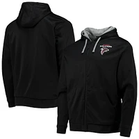 Men's Dunbrooke Black/Gray Atlanta Falcons Apprentice Full-Zip Hoodie