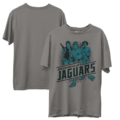 Men's Junk Food Heathered Gray Jacksonville Jaguars Rebels Star Wars T-Shirt