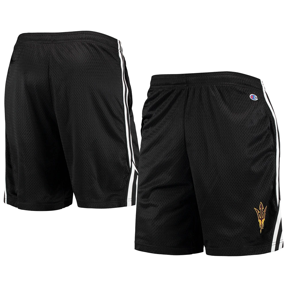 Men's Champion Black Arizona State Sun Devils Team Lacrosse Shorts