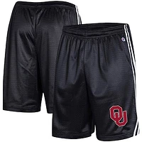 Men's Champion Black Oklahoma Sooners Team Lacrosse Shorts