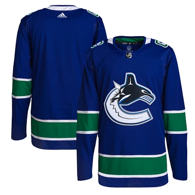 Men's adidas Royal Vancouver Canucks Home Primegreen Authentic Jersey