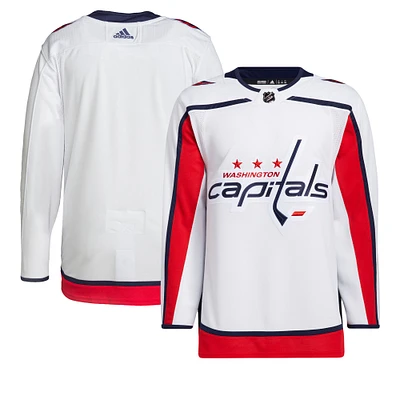 Men's adidas White Washington Capitals Away Primegreen Authentic Jersey