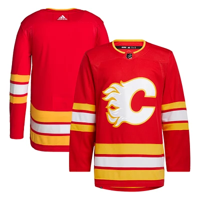 Men's adidas Red Calgary Flames 2020/21 Home Primegreen Authentic Jersey