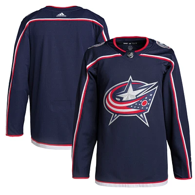Men's adidas Navy Columbus Blue Jackets Home Primegreen Authentic Jersey