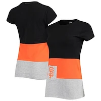 Women's Refried Apparel Black San Francisco Giants Sustainable Fitted T-Shirt