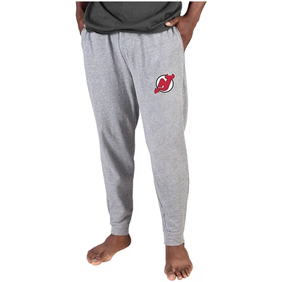 Men's Concepts Sport Gray New Jersey Devils Mainstream Cuffed Terry Pants