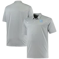 Men's Nike Heathered Gray North Carolina Tar Heels Big & Tall Performance Polo